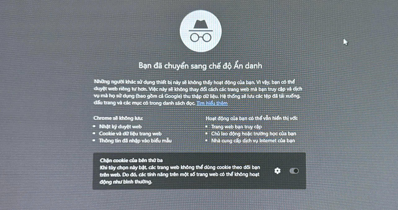 Cách tắt chế độ ẩn danh trên điện thoại, PC trong tíc tắc