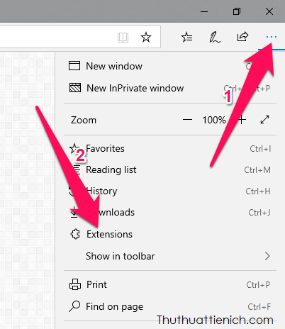 Làm thế nào để chặn quảng cáo trên trình duyệt web Microsoft Edge