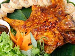 Nồi cơm điện thơm ngon vàng ruộm ăn là ghiền với món gà nướng muối ớt